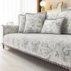 New French Pastoral Non-Slip Sofa Cushion High-End Chenille Light Luxury American Four-Season Universal Cover