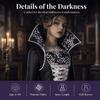 Girls Size 4-12Y Witch Cosplay Costume Black Color Cosplay Dress Gown  Cosplay Events
