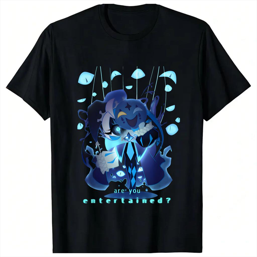 cookie run characters T Shirts Unisexs Cotton Fun TShirt O Neck Tees Short Sleeve Tops Graphic Printed