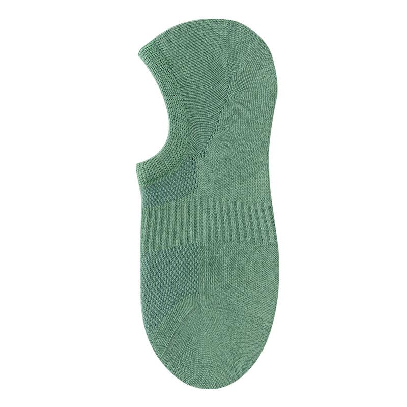 Men's Spring and Summer Short Socks, Mesh Invisible Cotton Socks, Anti-pilling Boat Socks, Non-dropping and Invisible Socks
