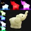 7 barev měnící LED noční lampa slon s baterií Party dekorace Panenky Nightlight Baby