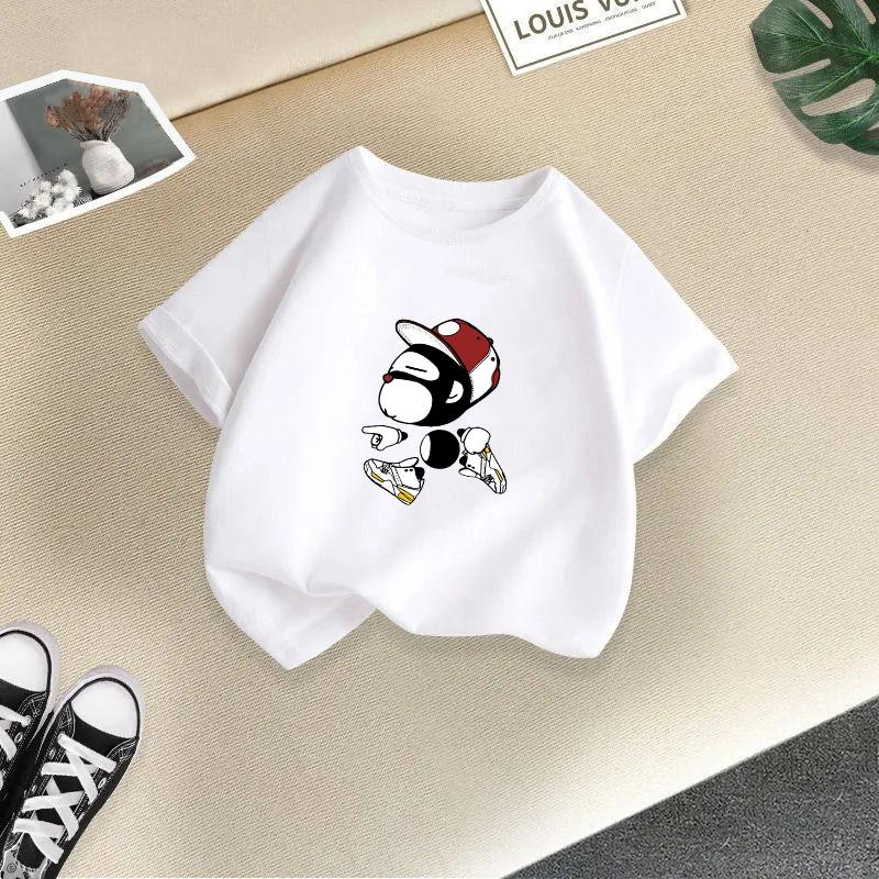 Kinder T-Shirt Rundhals Kurzarm T-Shirt Kinder 100% Baumwolle Kleidung 2-13J Auto bedrucktes T-Shirt