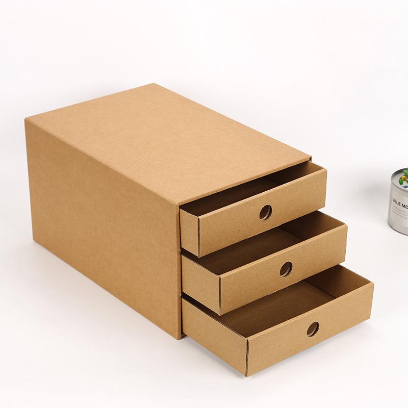 Paper Box Combination Cabinet Drawer Shoe Box for Home Organization