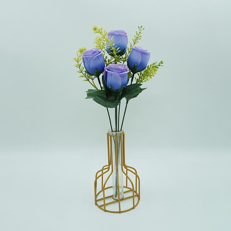 New 2026 Style: Small Artificial Rose Bouquet for Home & Dining Table Decor