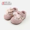 Girls' Soft Sole Sports Shoes with Velcro - Spring New Arrivals, Ideal for Running and Princess Style.