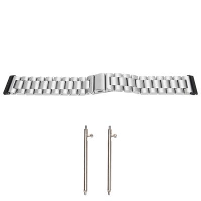 Stainless Steel Watch Band with Adjustable Metal Wristband Double Buckle 24mm Quick Release