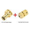 4-way Water Quick Connector High Pressure Quick Coupling For Car Washer Water Gun Adapter Joints Garden Irrigation Accessories