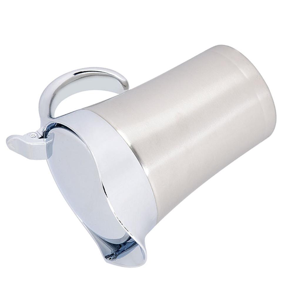 304 Stainless Steel Thermal Insulated Double Wall Sauce Gravy Boat Pot Serving Jug(S,450ml)