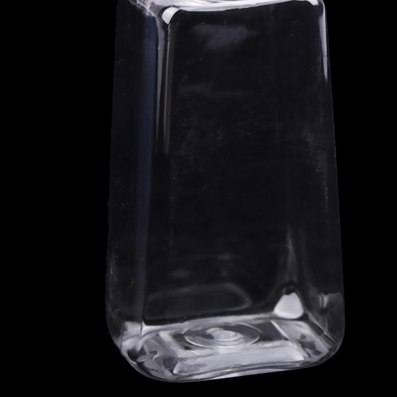 10Pcs 30/60Ml Trapezoidal Plastic Hand Sanitizer Bottles Dispenser Transparent Gel Reffillable Bottle Container With Filp Cap