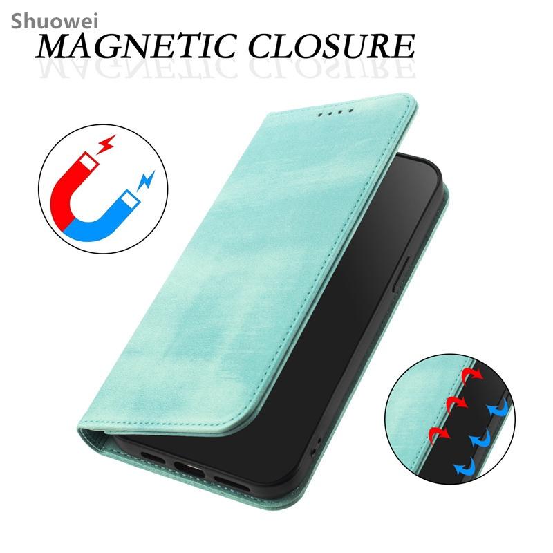 Casing For Infinix Hot 8 9 10 10i 10S 10T 40 Lite 11 Play Pro 4G Slim Wallet Leather Card Slot Flip Cover Case