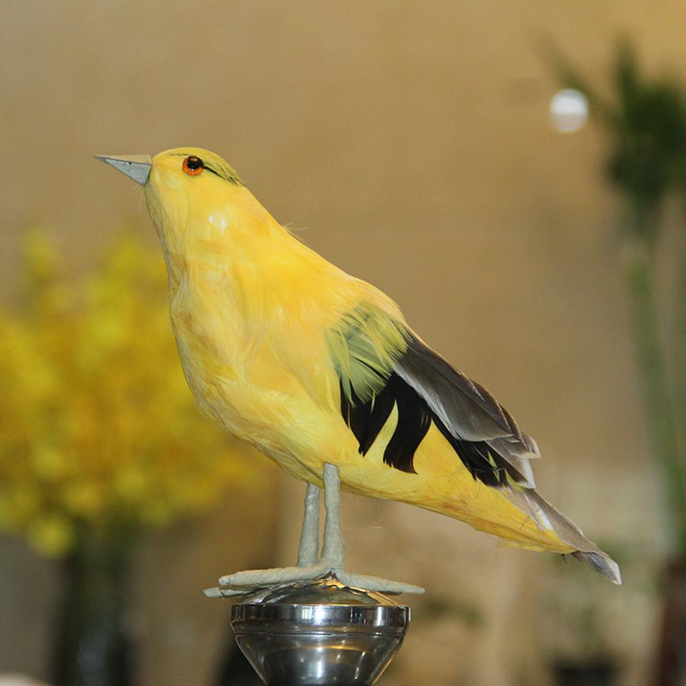 

Garden Artificial Feathered Animal Ornament Simulation Oriole Bird Model Art Outdoor Decor