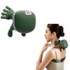 Electric 4D Shiatsu Neck & Back Massager Heated Deep Tissue Kneading Simulated Human Hand Pain Relief Muscle Relax Pillow