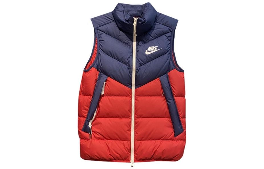 Nike Down Vests Men s Red Stand Collar Thickened Workwear DV0757-410 M