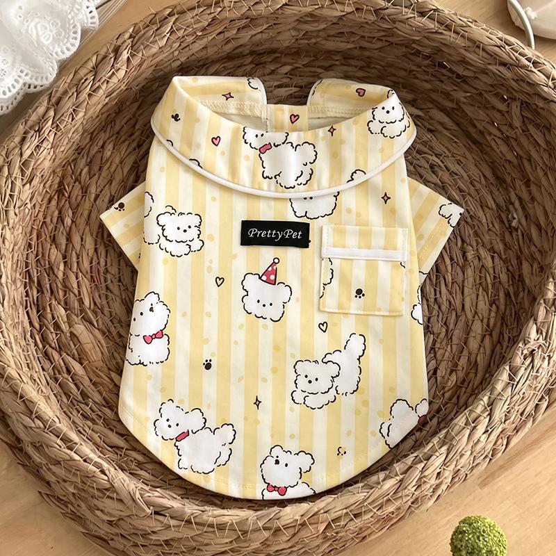 Dog clothes autumn and winter than bear teddy puppet small puppy cat pet anti-hair German velvet two-legged pajamas