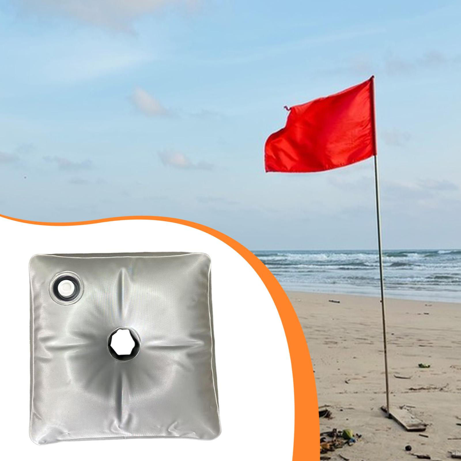 Umbrella Base Weight Bag, Water Fillable Flag Stand Garden Parasol