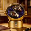 Luxury Dual Watch Winder Box Anti-Magnetic Mechanical Watch Winder Watch Rotator  Display Storage