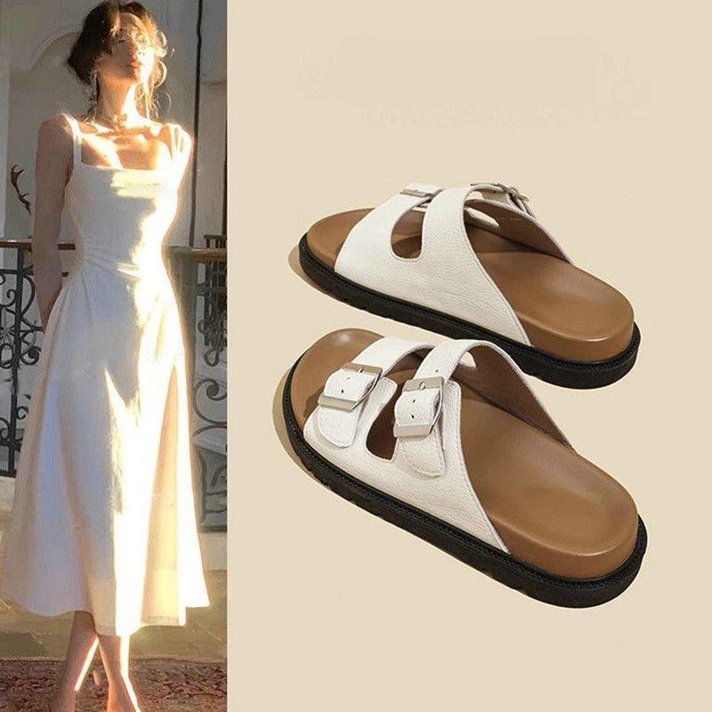 2025 Summer Women's Thick-Soled Open-Toe Beach Slippers - Soft, Comfortable, Stylish