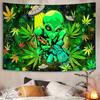 Alien Psychedelic Tapestry Living Room Feature Wall Music Party Theme Wall Hanging Guesthouse Room Decor