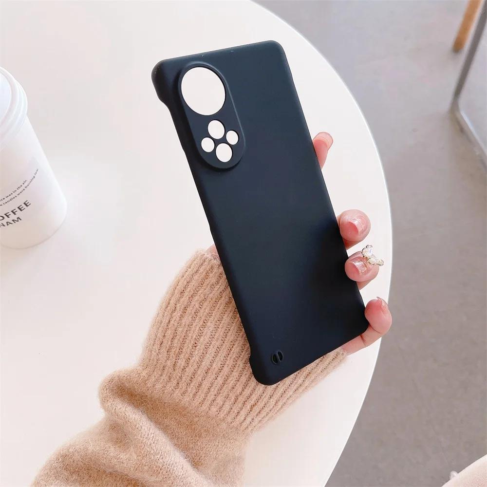 Candy Color Frameless Matte Case For Huawei Nova 9 8 Nova9 Nova8 Pro 5G Slim Hard Shockproof Bumper Cover