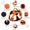 Pet Tactics Harness Multi Functional Nylon Reflective Dog Adjustable No Pull Comfortable Control Dog Chest Harness Pet Supplies