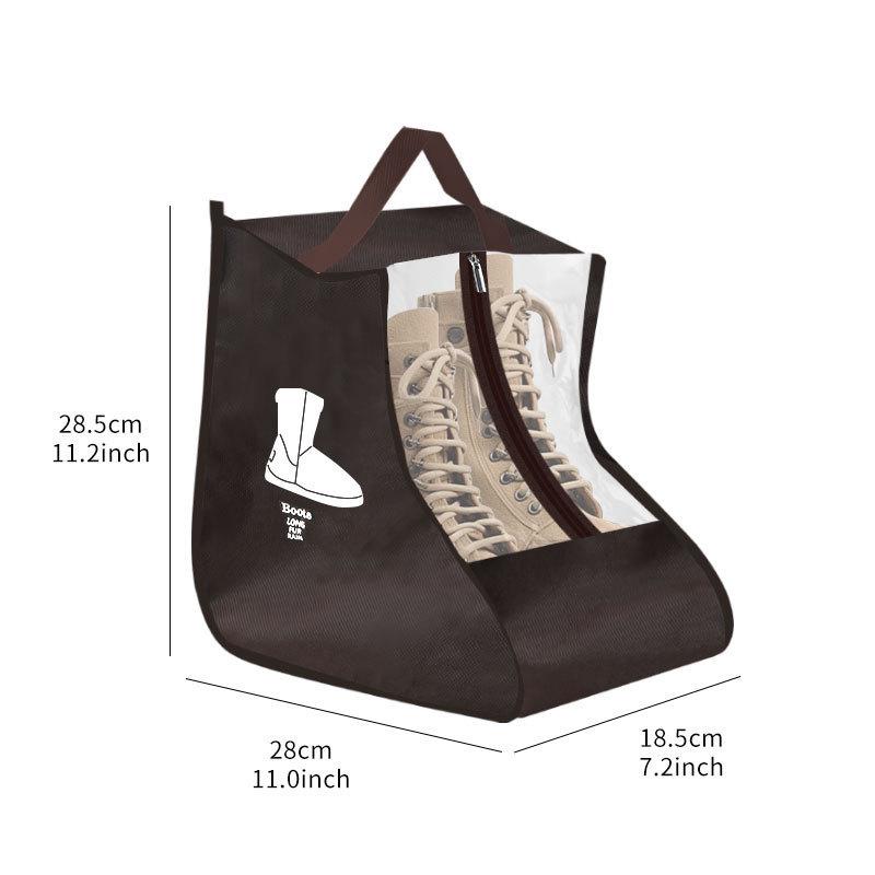 Boot Storage Bag - Moisture & Mold-Proof Shoe Dust Cover for Home & Travel
