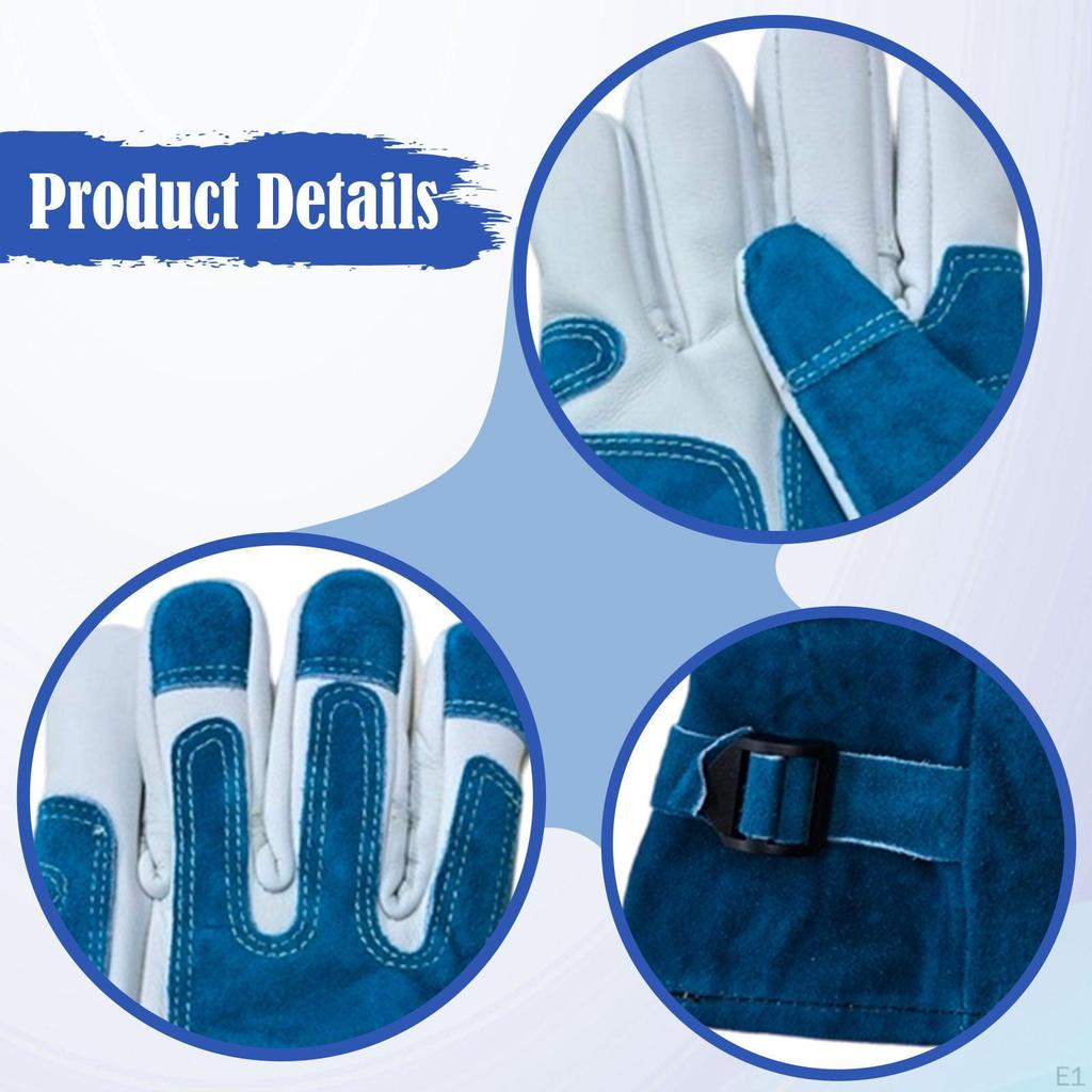 Luvas de Manuseio de Animais Mitones Anti-Mordida Confortáveis Resistentes ao Calor para Animais de Estimação para Gatos Cães