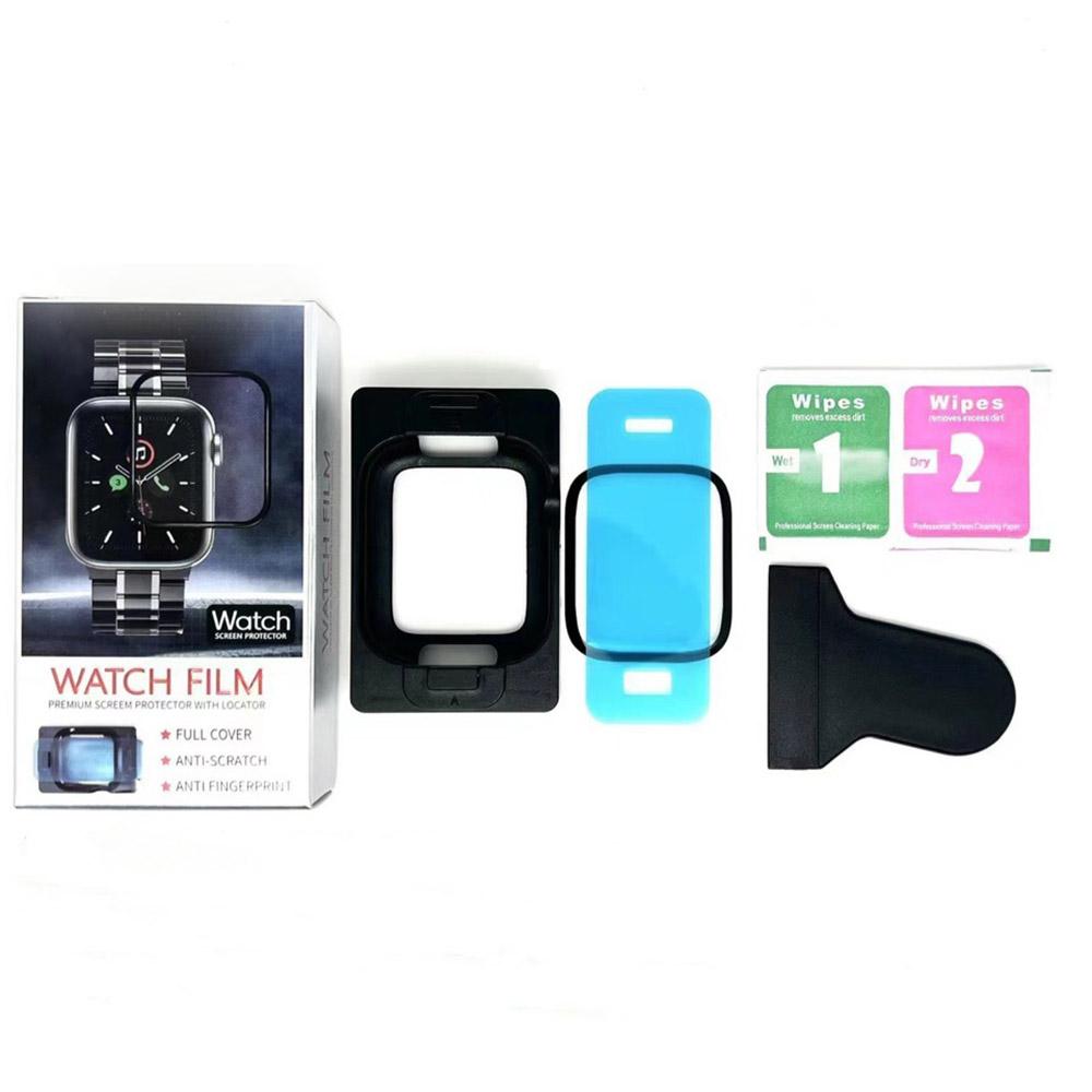 

For Apple Watch Series 11 46mm/10 46mm Full Cover PMMA Watch Film Screen Protector with Installation Tool A