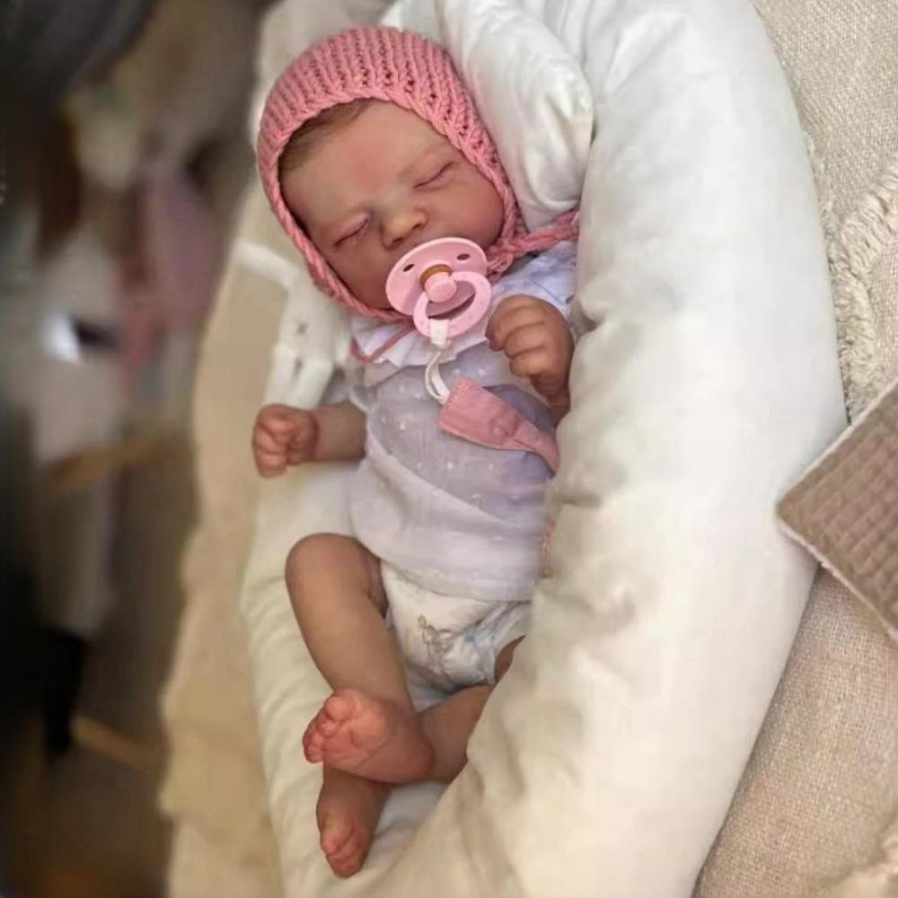 19palcové panenky Bebe Reborn pro batolata Pascale celovinilové nebo látkové tělo panenka pro novorozence Rozkošná spací panenka Hračky pro děti Dětské Vánoční překvapení Dárek