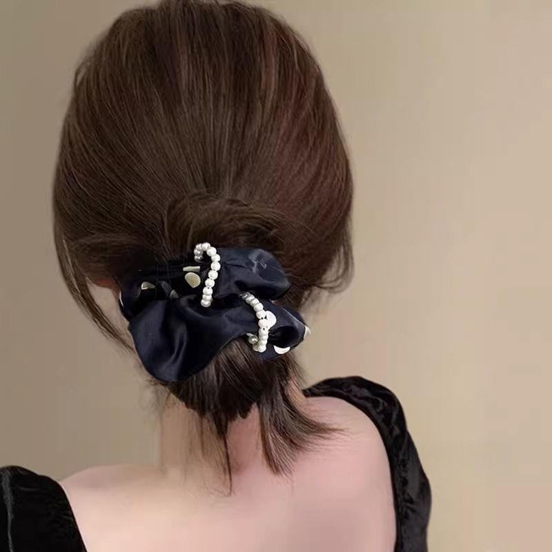 White/Black Hair Accessories, Elegant Camellia Fabric Hair Bands And Hair Accessories