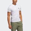 adidas T Shirts Men's White Crew Neck Moderate FT7987