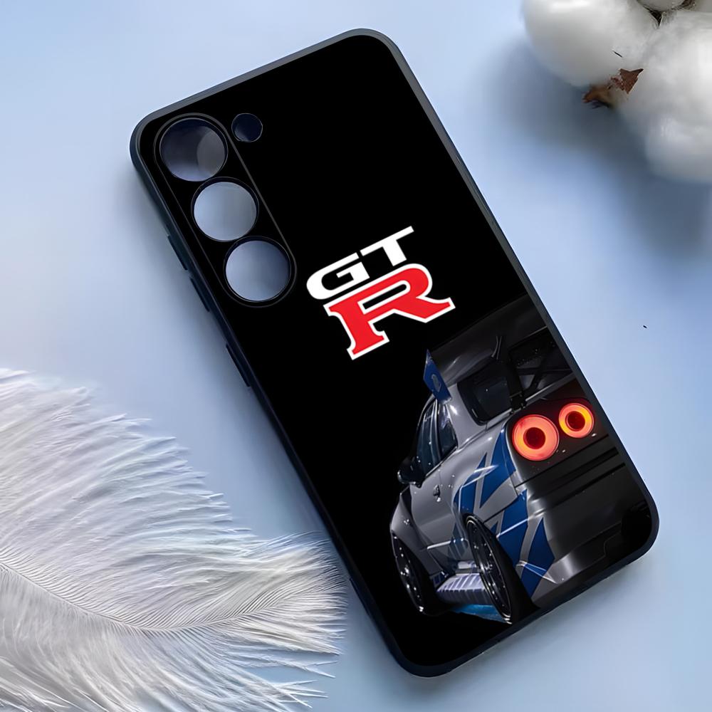 S-Skyline GTR Pouzdro na telefon Pro Samsung S25 Ultra S24 S23 S22 S21 S20 Plus Fe Galaxy A54 A53 A34 A25 Silikonový kryt