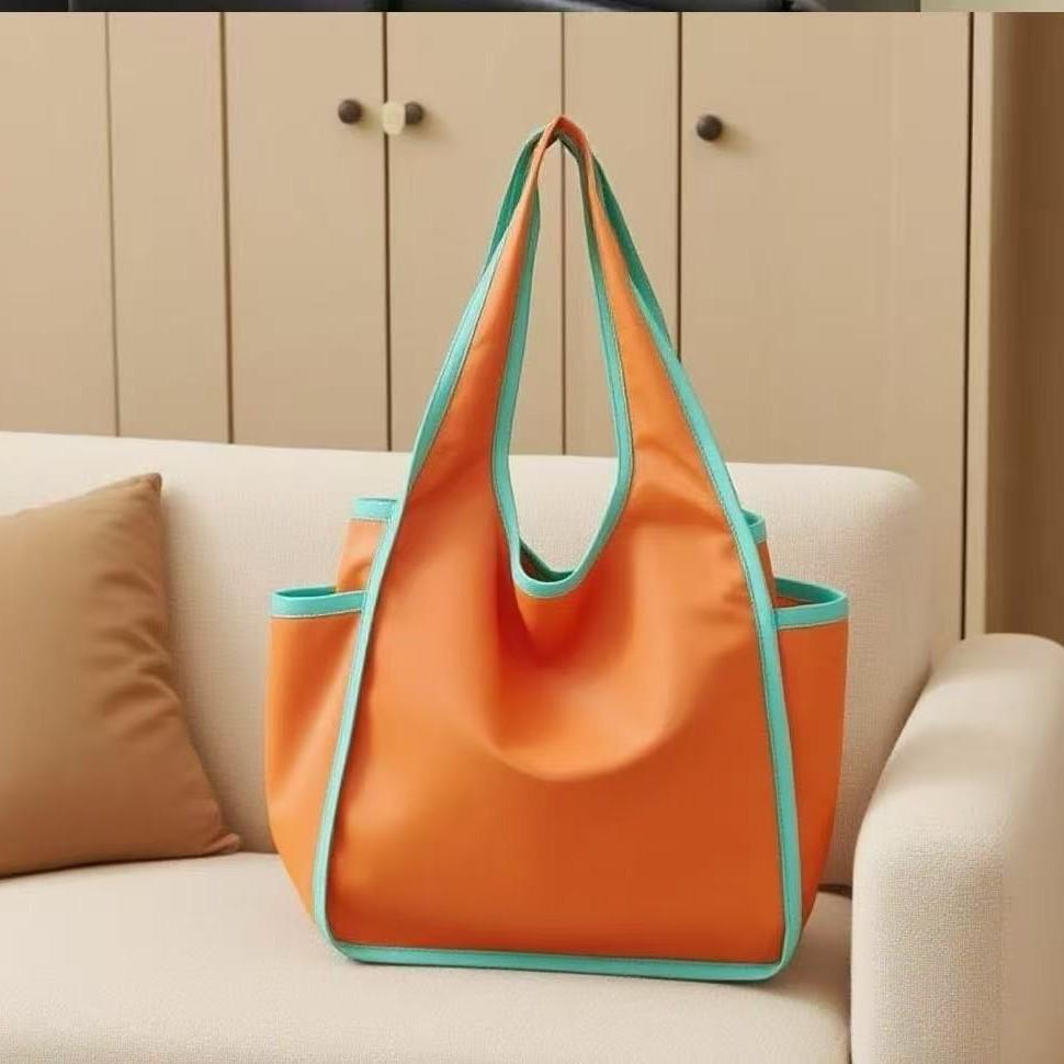 Miljövänlig japansk hopfällbar axelväska – Bärbar, Förstärkt matkasse & Resväska