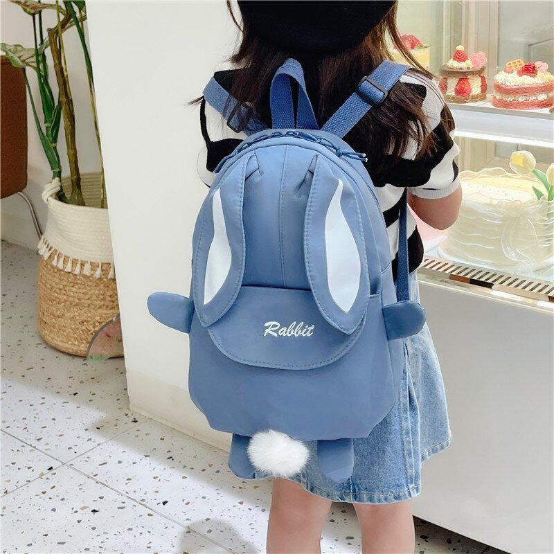 Children's backpack new fashion casual girls kindergarten travel small schoolbag cartoon cute bunny backpack