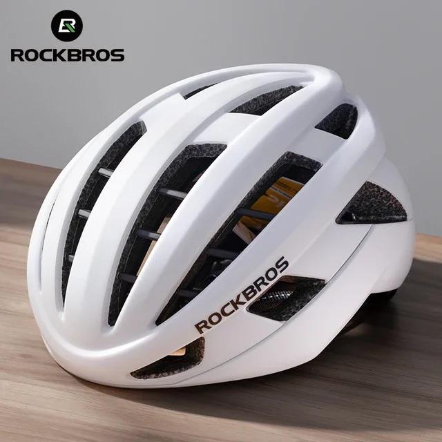 ROCKBROS Cycling Helmet Men Women Bicycle Helmet Intergrally-molded Adjustable MTB Road Thickened Sport Safe Hat Bike Helmet