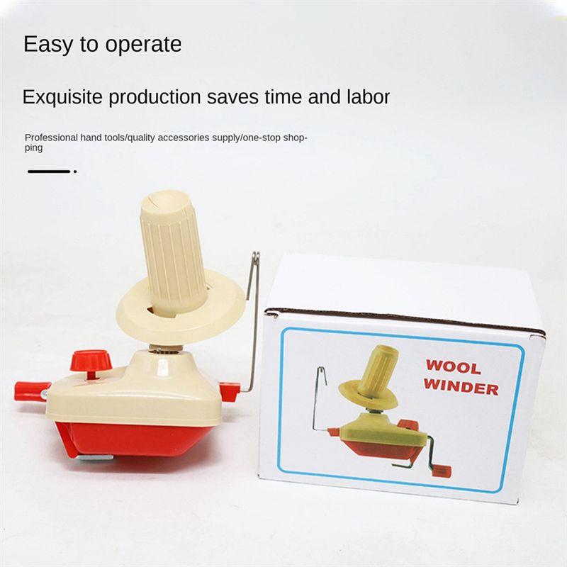 M-Modern-1 PCS Yarn Ball Winder Small Household Hand Winding Machine Wool Ball Finishing Winder Plastic Is Suitable For Home Use