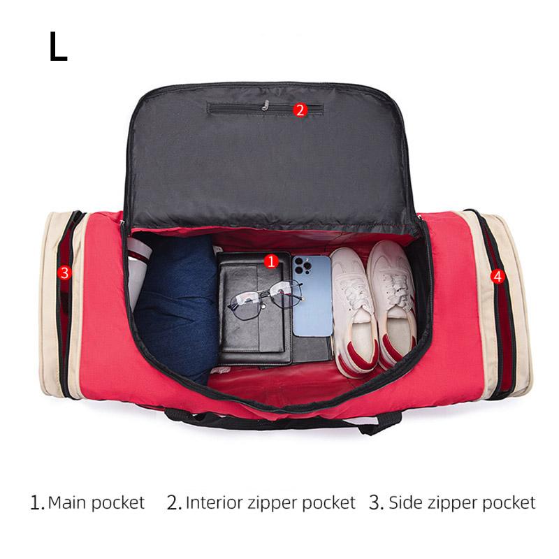 Large-capacity Waterproof Foldable Hand-held Travel Bag Short-distance Travel Multifunctional Luggage Bag Lightweight Burden-reducing Storage Bag