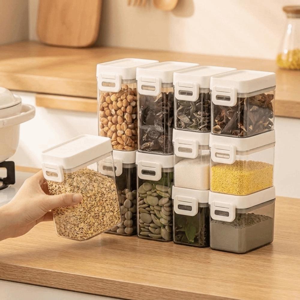 Sealed Grain Storage Box Plastic Pantry Storage Container Dry Food Container Dry Goods Storage