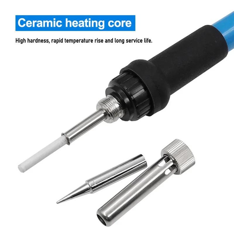 Adjustable Temperature Soldering Iron 15/18-Piece Set, 110V/220V, 60W Professional Welding & Repair Hot Pen Tool