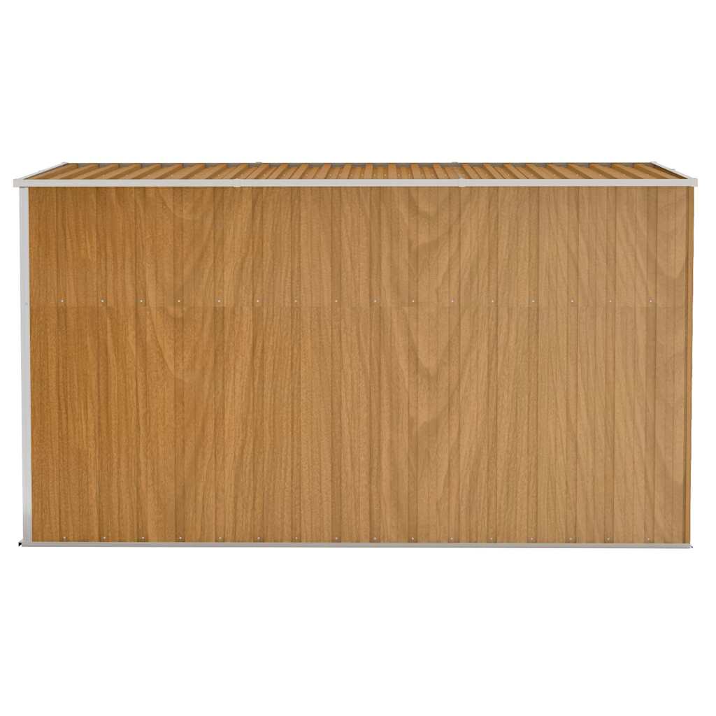 Vidaxl Garden Shed, Wall-Mounted, Brown, 118X288X178 Cm