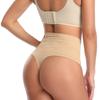 Tummy Control Panties for Women Mid Seamless Thong Women Panties Underwear G-String Female Intimates Slimming Body Shaper