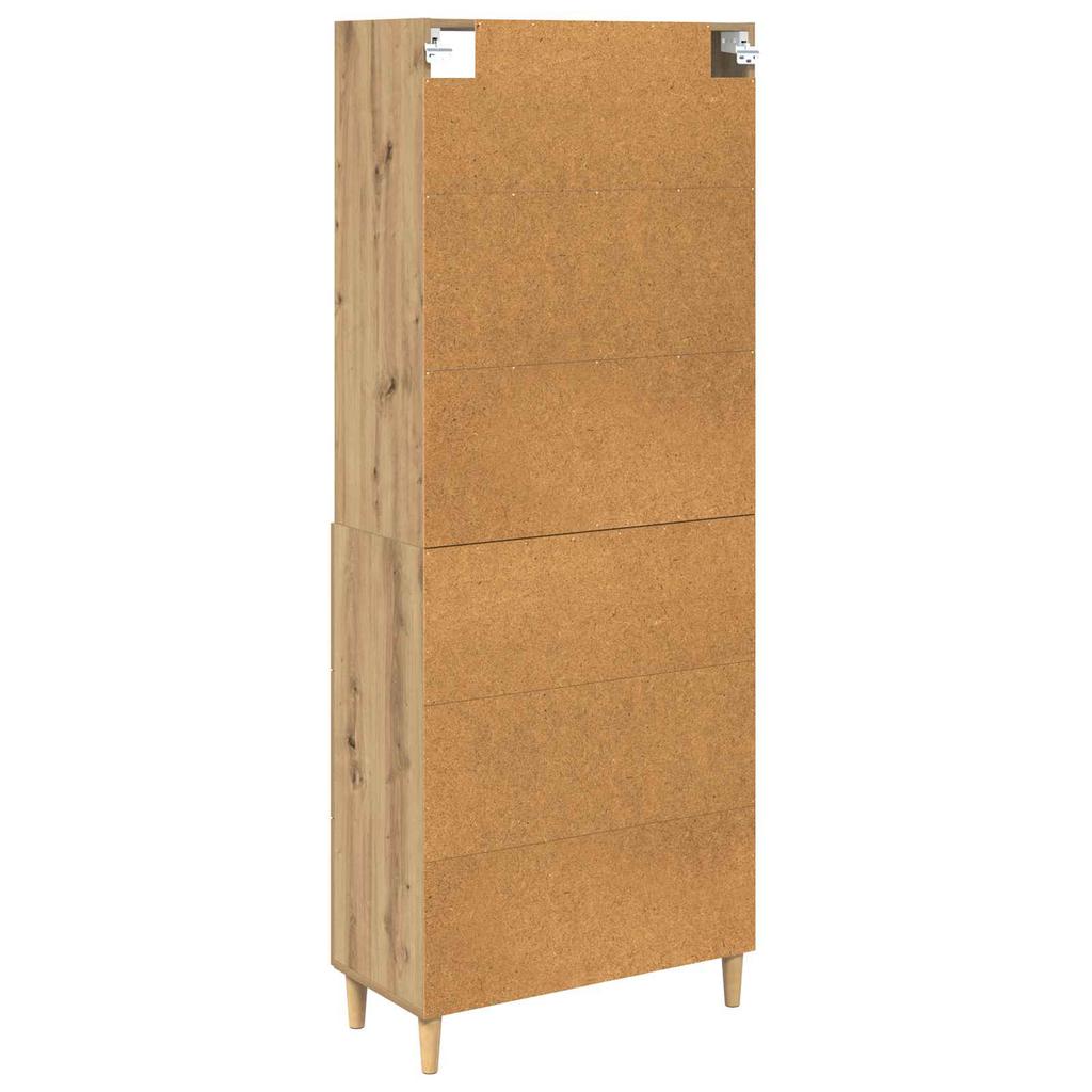 Highboard Artisan Oak 69.5 x 32.5 x 180 cm Particleboard