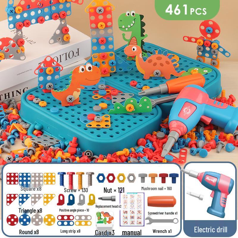 Electric Drill DIY Toolkit for Kids: Hands-on Disassembly and Assembly Puzzle Toy