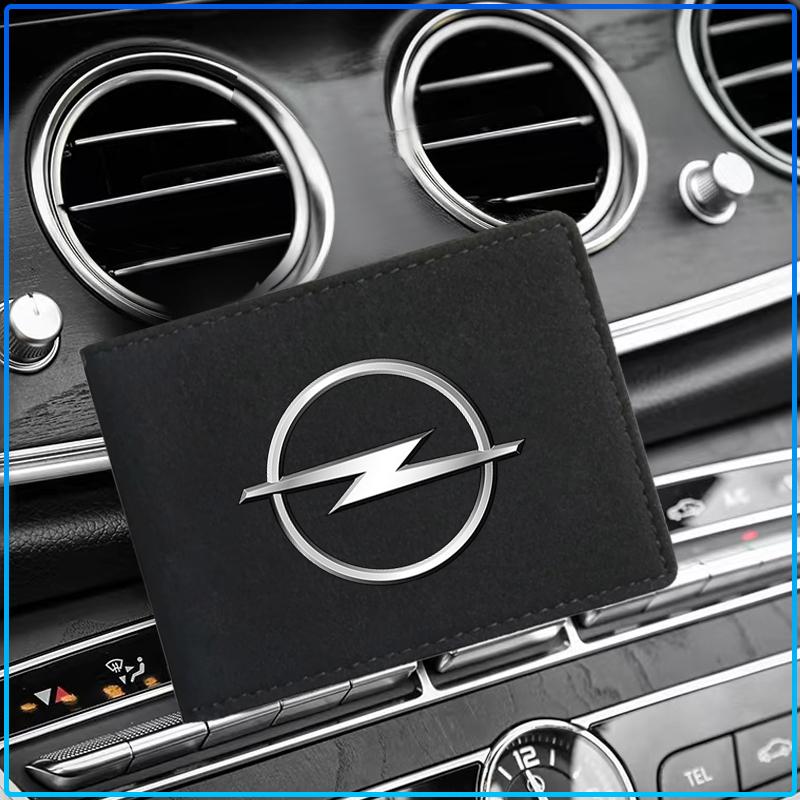 Portable Car Driver License Holder PU Leather Card Bag For Opel Astra H G Corsa Insignia Astra Antara Meriva Zafira Interior
