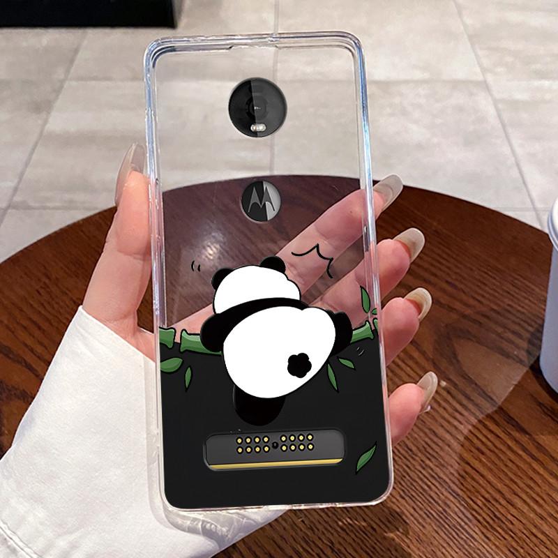 Hülle Für Motorola Moto Z4 Play Hülle Ästhetisch Mode Niedliche Katze Astronaut Weiches Silikon Schutzhülle Transparente Handyhülle