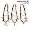 Summer Ocean Wind Shell Pendant Necklace Jewelry Sexy Leopard Print Sweet Cool Choker Women's Collar