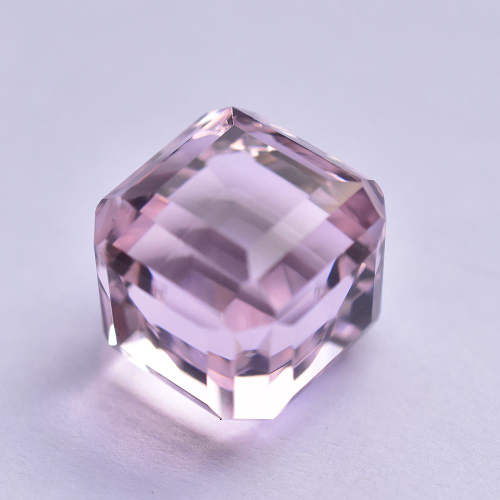 AA+ Quality 67 Ct RARE Cube Shape NATURAL Pink Topaz Loose Gemstone