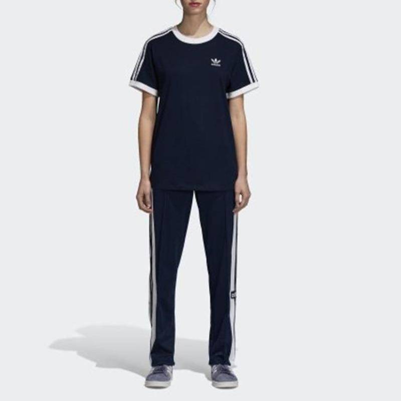 Adidas Originals Trefoil Sports Pants Women Bottoms Navy DH3155