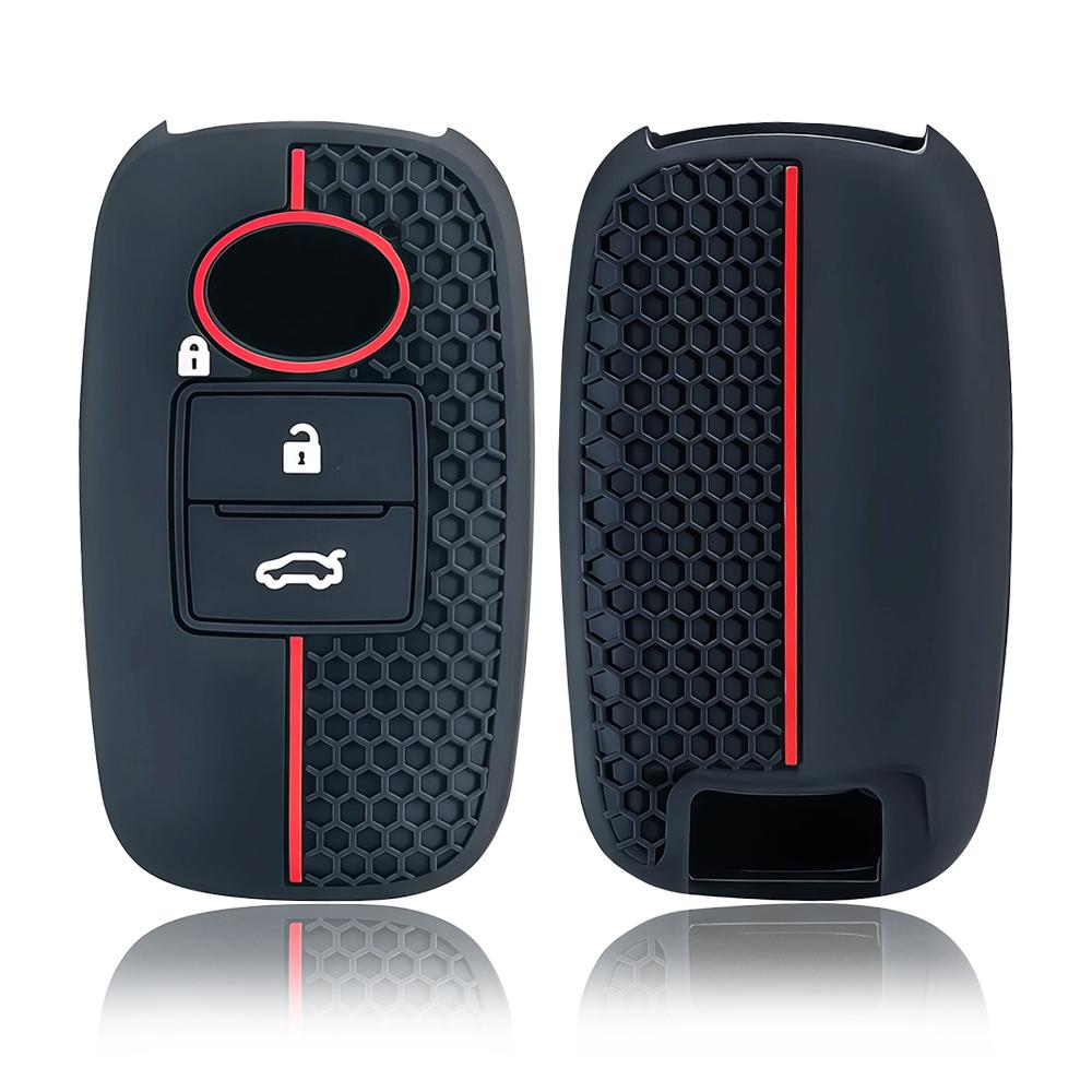 Silicone Car Key Cover For Toyota Raize Veloz Avanza Wigo Case For Daihatsu Rocky Key Holder Remote Case For Keychain Alarm