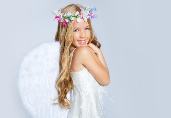 Angel Wings Set with Halo 1 Pkg.
