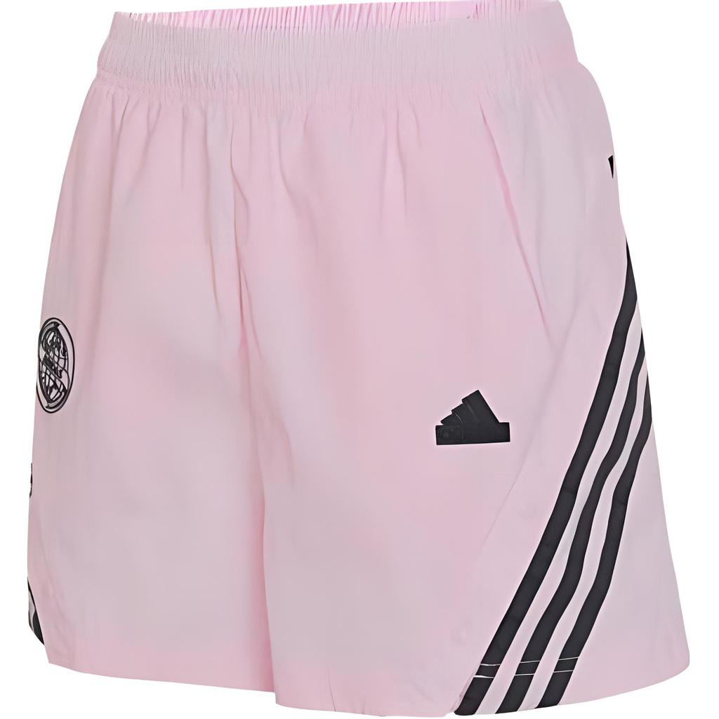 Adidas Woven Breathable Striped Casual Shorts Women Bottoms Pink JC8651